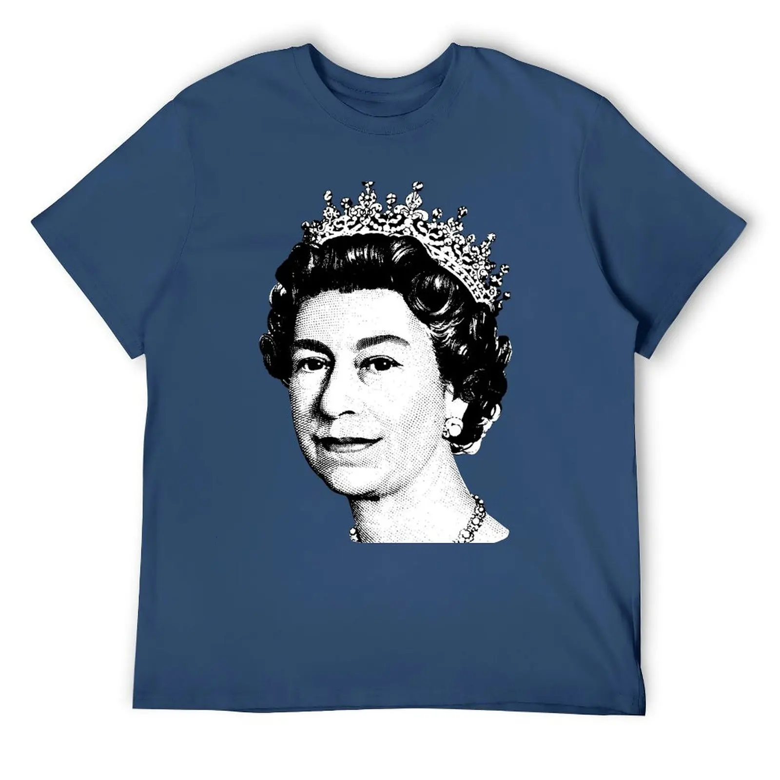 God Save the Queen Elizabeth II Queen of the United Kingdom and the other Commonwealth realms Engraving Dollar Stamp UK  T-Shirt