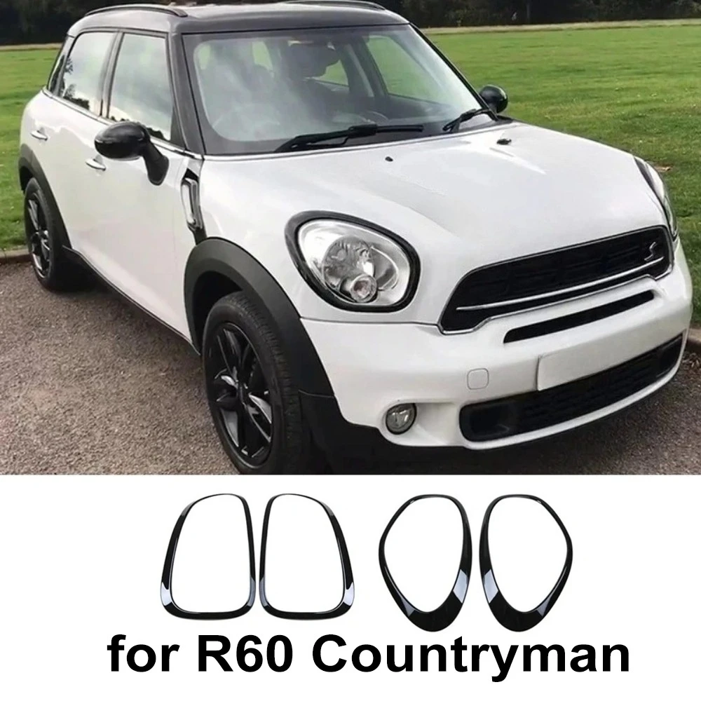 Car Headlight Frame Cover For Mini Cooper One JCW R60 Countryman Rear Lamps Frame Ring Case Stickers Car-styling Accessories