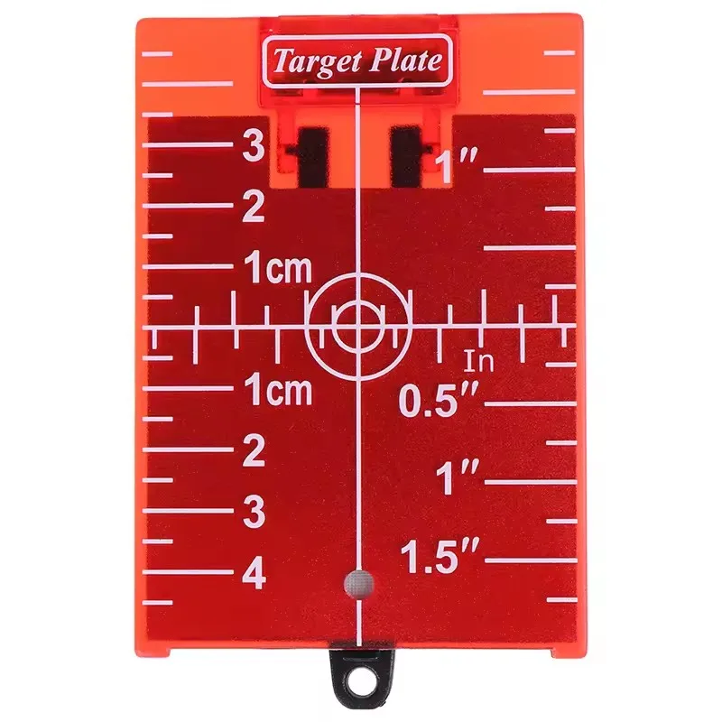 Red/green Target Plate Card With Stand For red/green Beam Cross Line Laser Levels Laser Enhancement Can be Magnetic / Hanging On