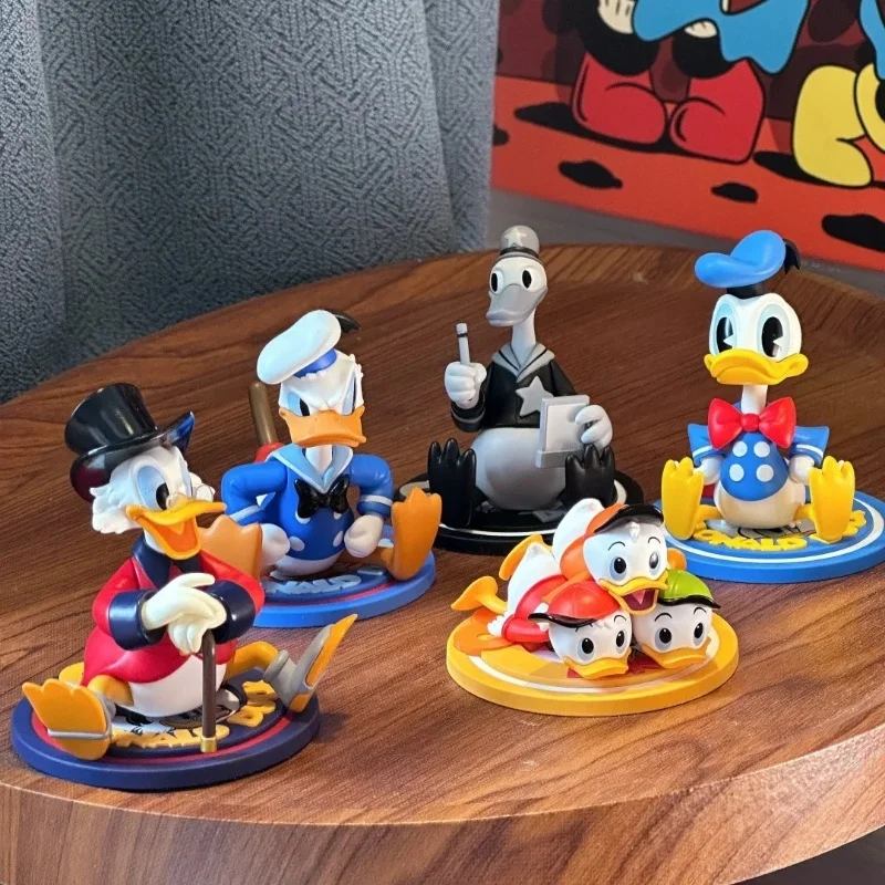 New Original Anime disney Donald Duck 90th Anniversary Series Handmade Cute Desktop Decoration Birthday Gift For Friends Toy