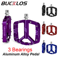 BUCKLOS 3 Bearing Bike Pedal Anti-slip Bicycle Pedals Ultralight Aluminum Alloy MTB Road Folding Bike Pedal Cycling Accessories