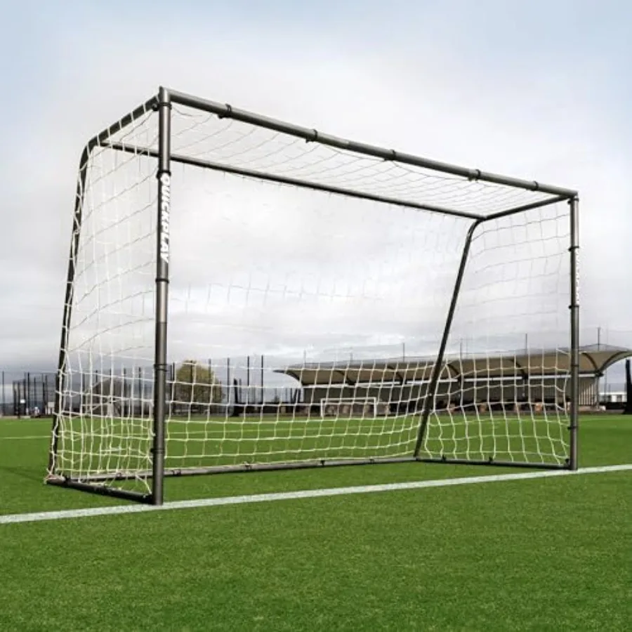 

8x5' Soccer Goals - Super Durable Galvanized Steel Soccer Goal Deep Net Moveable Weather Resistant