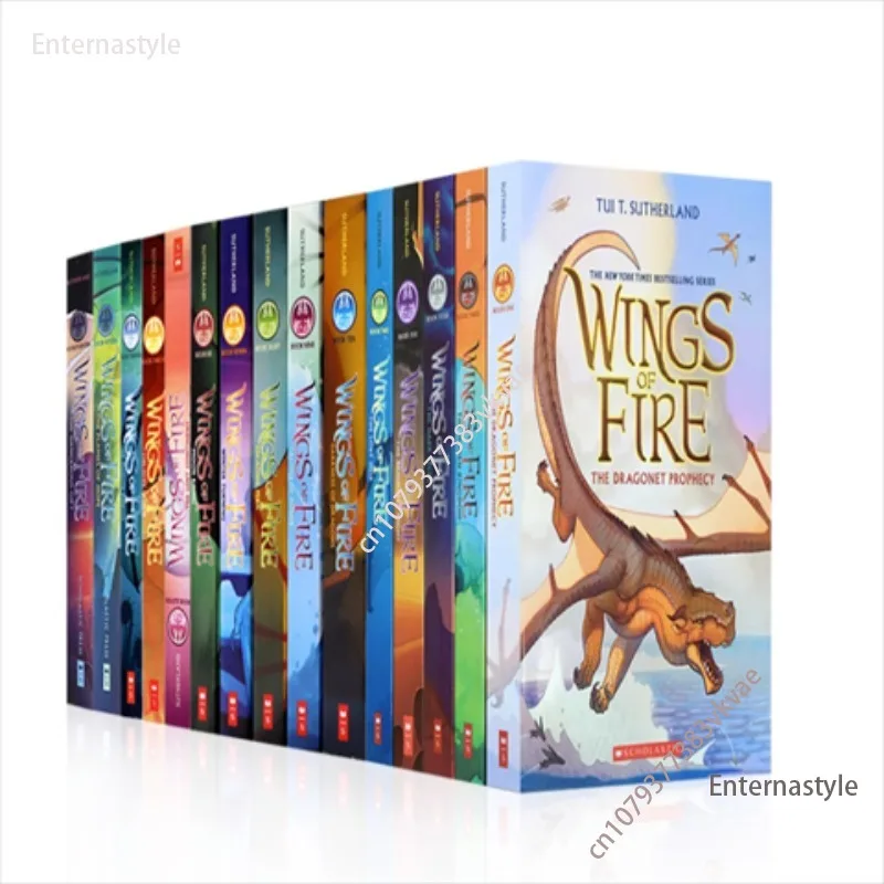 

15 Books Children's Adventure Story Science Fiction Book Learning English Read Gift Book Sets in English Wings of Fire Books