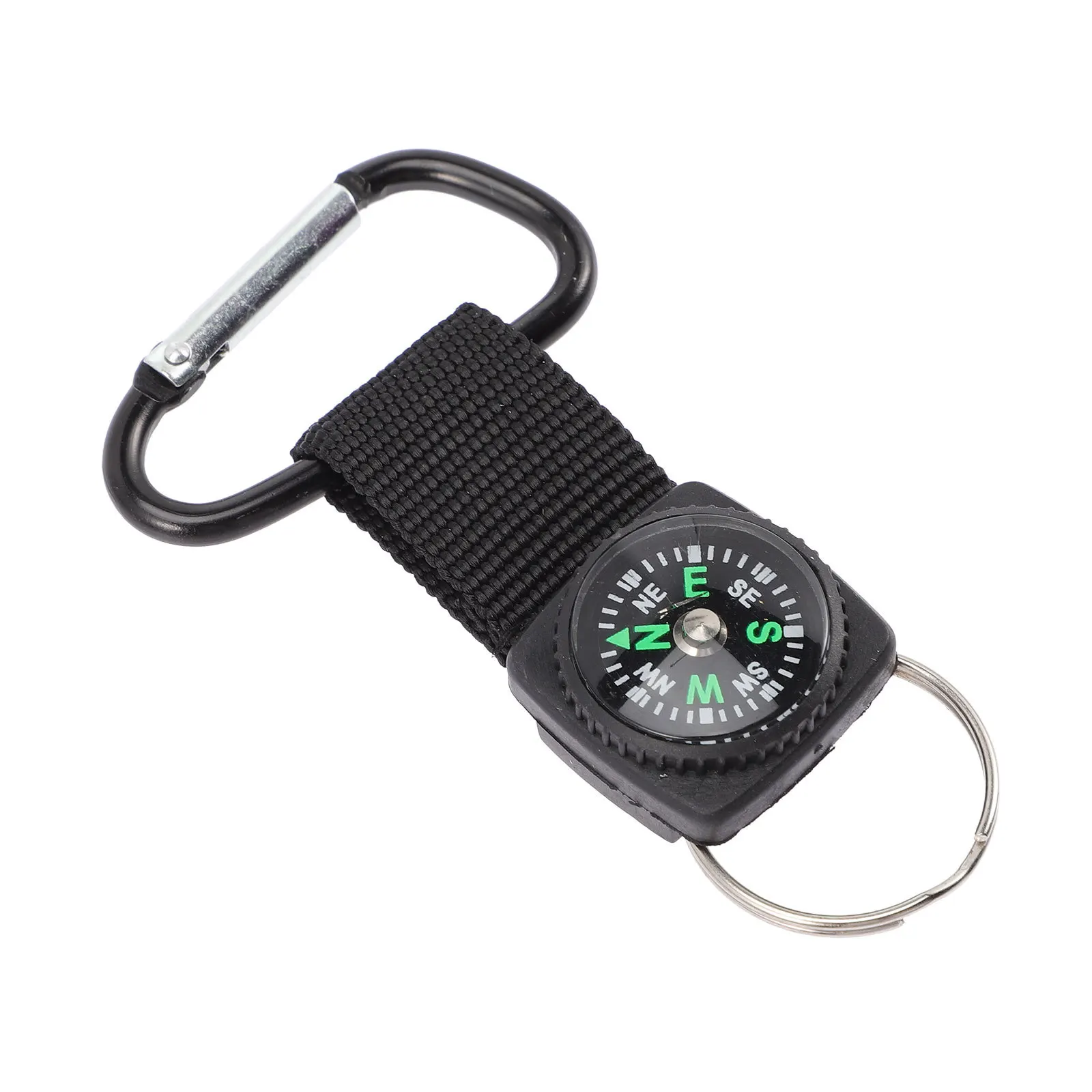 18pcs Keychain Compass Reusable Lightweight Durable Camping Adventure Party Favors For Bulk Keychains Outdoor