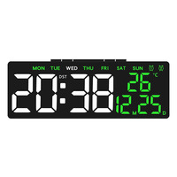 Multifunctional Electronic Clock USB Output LED Digital Alarm Clock Convenient Temperature Date Display Bedhead Decoration Gift