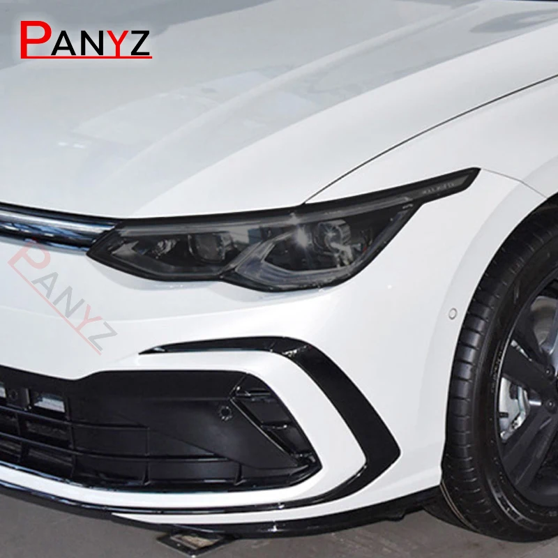 TPU reflektory samochodowe Taillights czarna folia ochronna przezroczysta naklejka remont dla volkswagena VW Golf 7 8 MK7 MK7.5 MK8 2014-2022