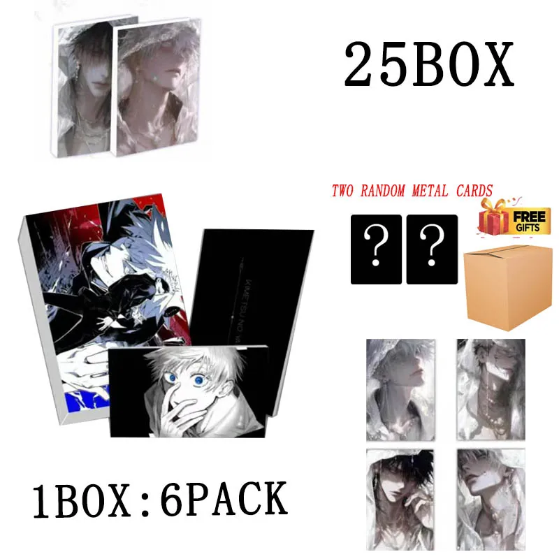 

Wholesale Newest Jujutsu Kaisen Collection Card Acrylic Flash Colored Paper Anak Wenchuang Wave 2 Kids Playing Table Games