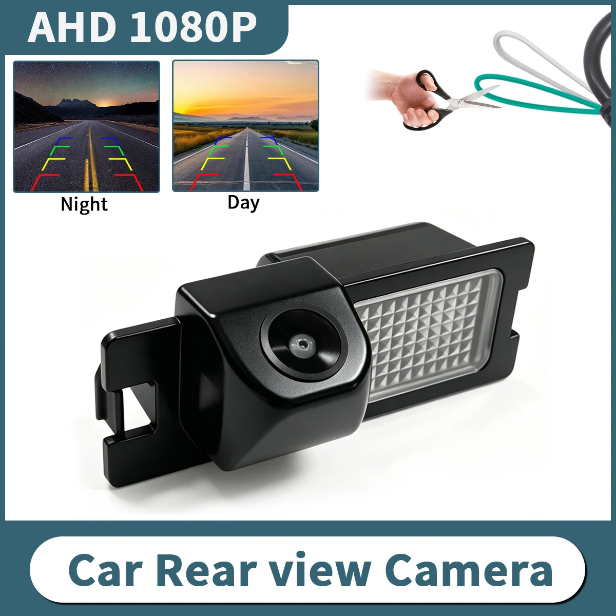AHD 1080P Fisheye Lens Waterproof Car Rear View Camera For FIAT Bravo Brava 2007 2008 2009 2010 2011 2012 2013 2014 2015 2016