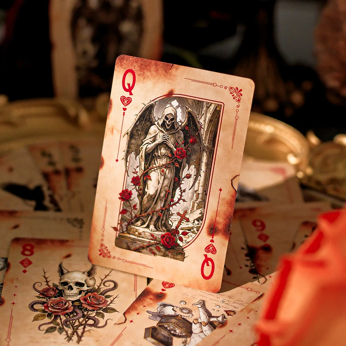 Vintage Collectible Playing Cards - Cartes à jouer Mystery Whisper –