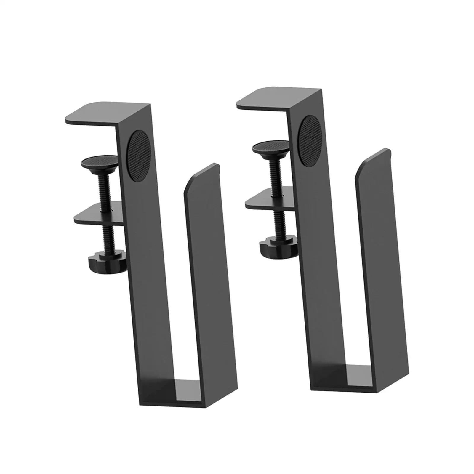 Set of 2 under Desk Laptop Mount Holder Metal Accessory Quick Access