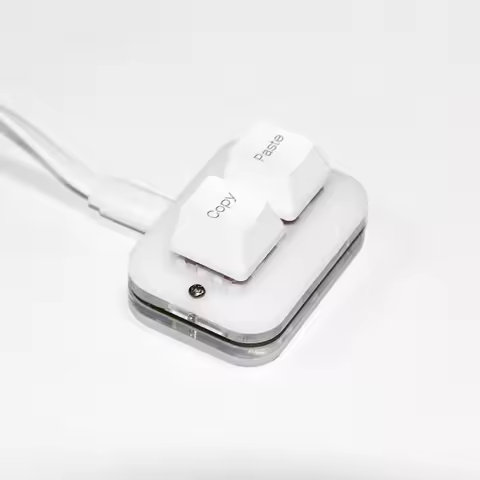 Custom 2-key Office Accounting Keypad Drive-free Plug-and-play USB Wired Keyboard RGB Hot Swap One-click Copy Paste Laptop Gift