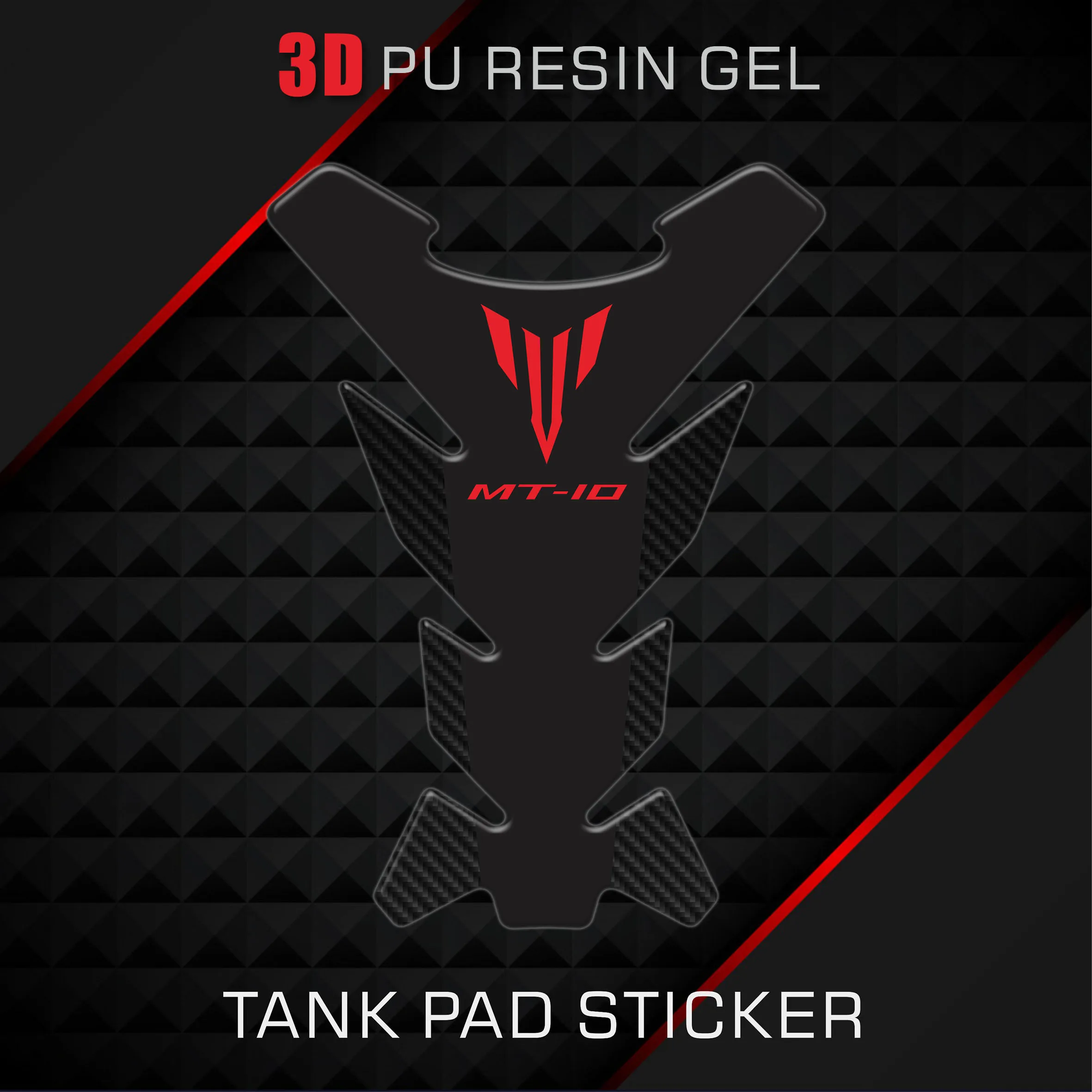 

3D Tank Pad Fuel Gas Tank Pad Protector 3D Decal Stickers 2021-2023 MT LOGO New For MT-10 2022 V2 MT10 MT-10SP