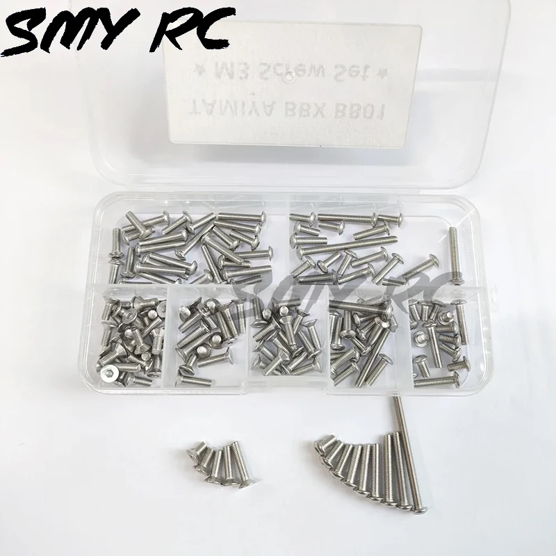 Metalen M3 Schroeven Bevestigingskit Reparatiegereedschap Voor Tamiya Bbx Bb01 Tamiya BB-01 1/10 Rc Auto-Onderdelen Upgrade Accessoires