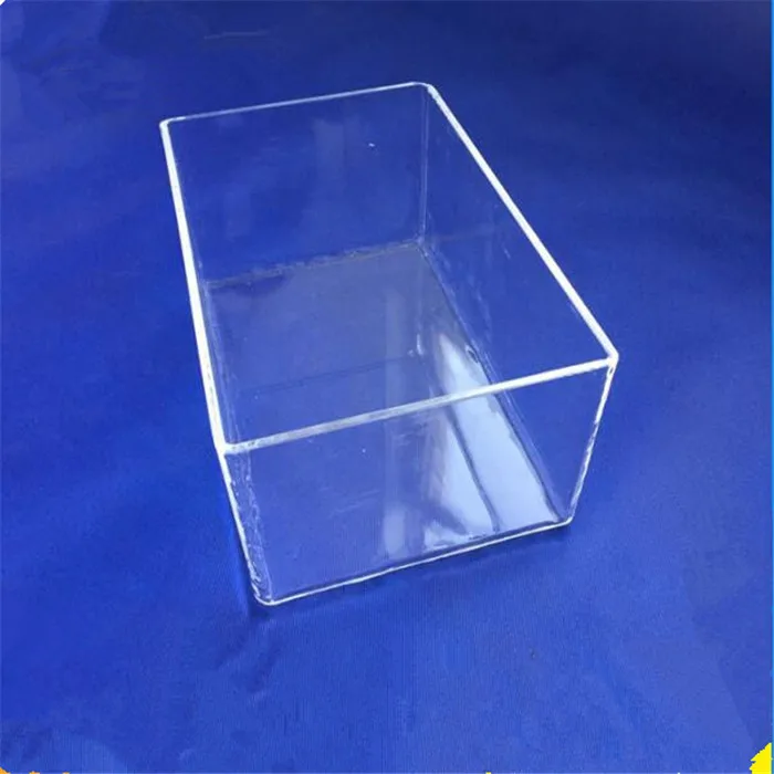 Square clear quartz Petri dish quartz tray  75*75*height 15