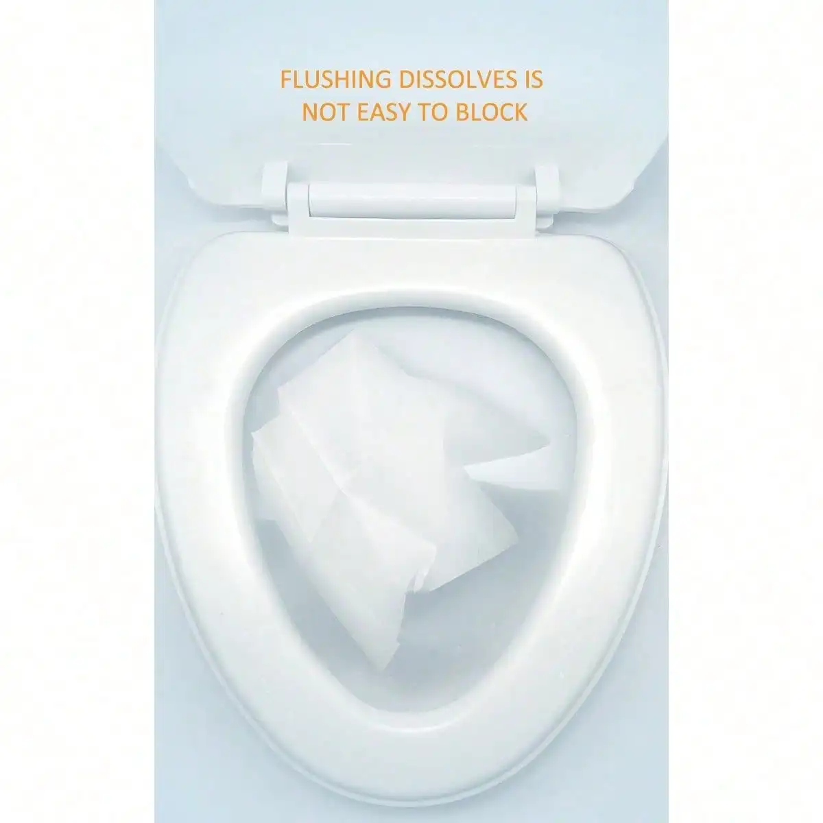 10 Pack Flushable Disposable Toilet Seat Covers Flushable Paper Wood Pulp Made Portable Pocket Pack Travel Toilet Seat Covers For Public Restrooms Hotel Outdoor Camping