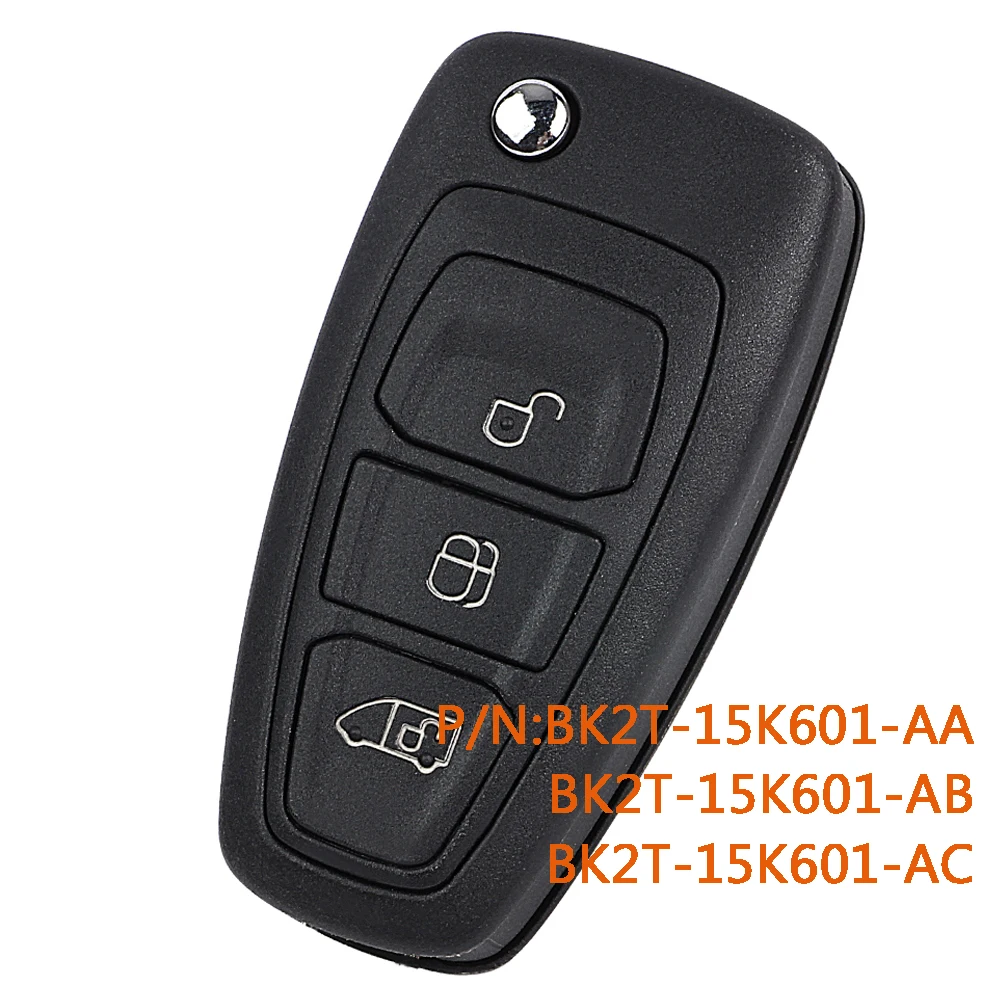 

BK2T-15K601-AA BK2T-15K601-AB BK2T-15K601-AC Aftermarket Remote Car Key Fob for Ford Transit / Custom 2014 2015 2016 434MHz ID63