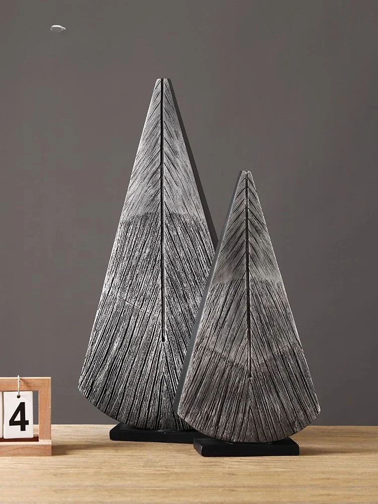 Modern light luxury art high-end Christmas tree ornament living room porch TV cabinet creative office home decoration