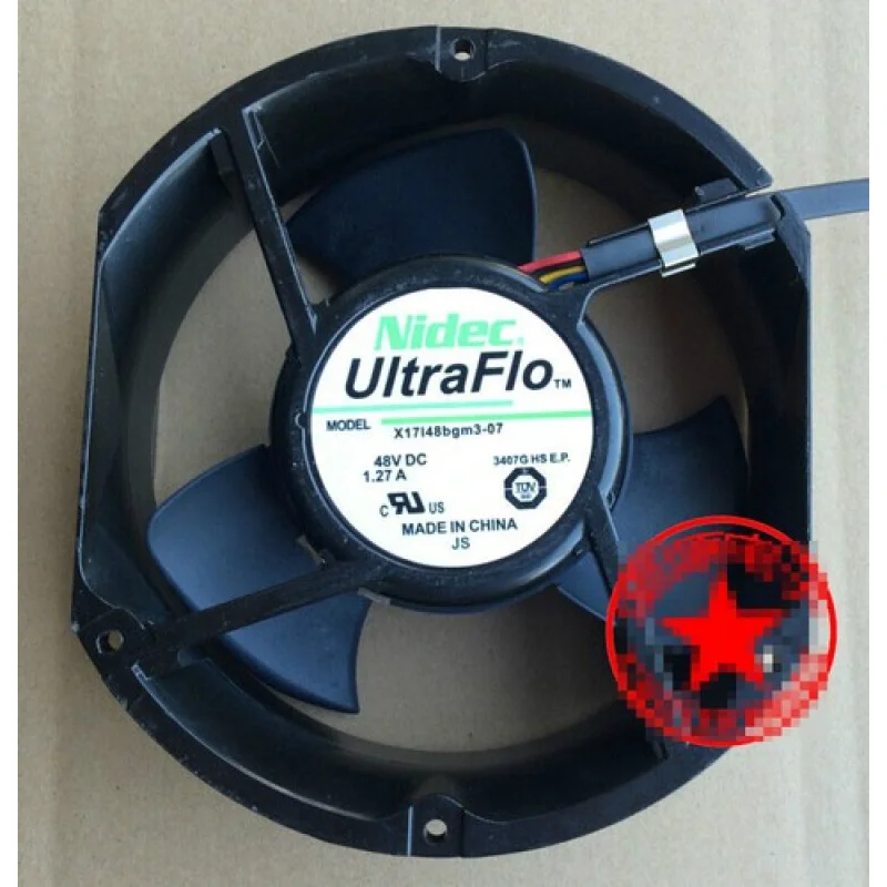 

C 1pcs Nidec X17L48BGM3-07 172 * 150 * 51mm 48V 1.27A fan