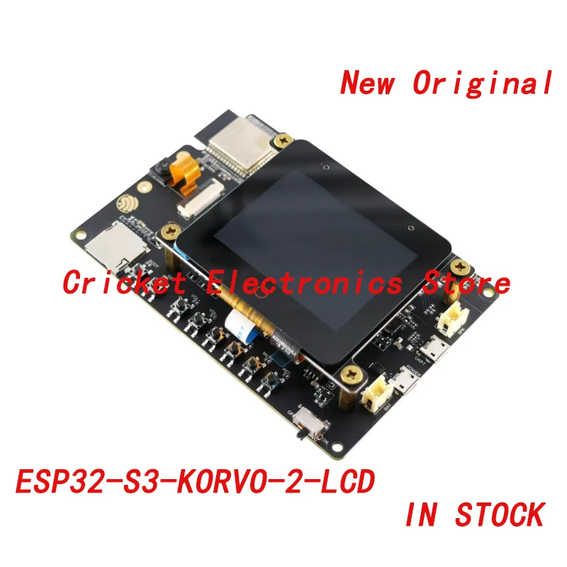 

ESP32-S3-KORVO-2-LCD extends the functionality of the main board by adding an LCD graphic display and capacitive touchpad