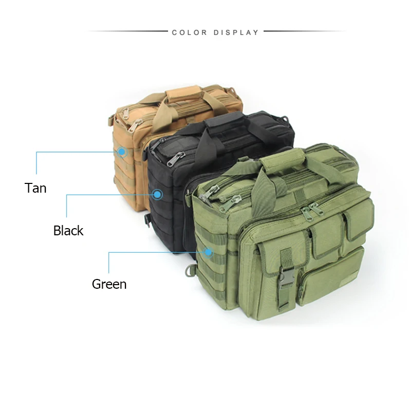 Bolsa mensajero táctica gran capacidad para portátil y viajes - imagen 3