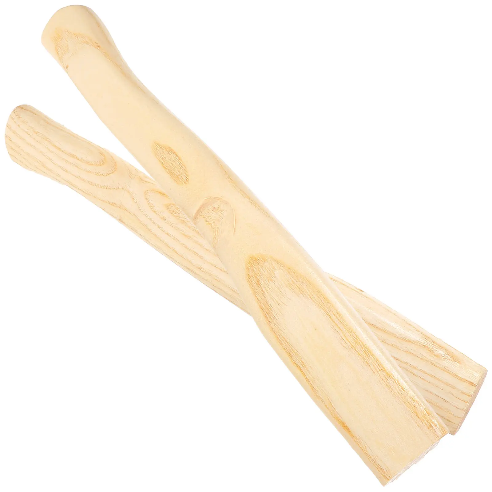 

2 шт. деревянных рукояток для топоров, сменные, для тесаков, инструментов для работы с деревом на открытом воздухе, с эффектом натурального дерева, нескользящие, прочные, эргономичные