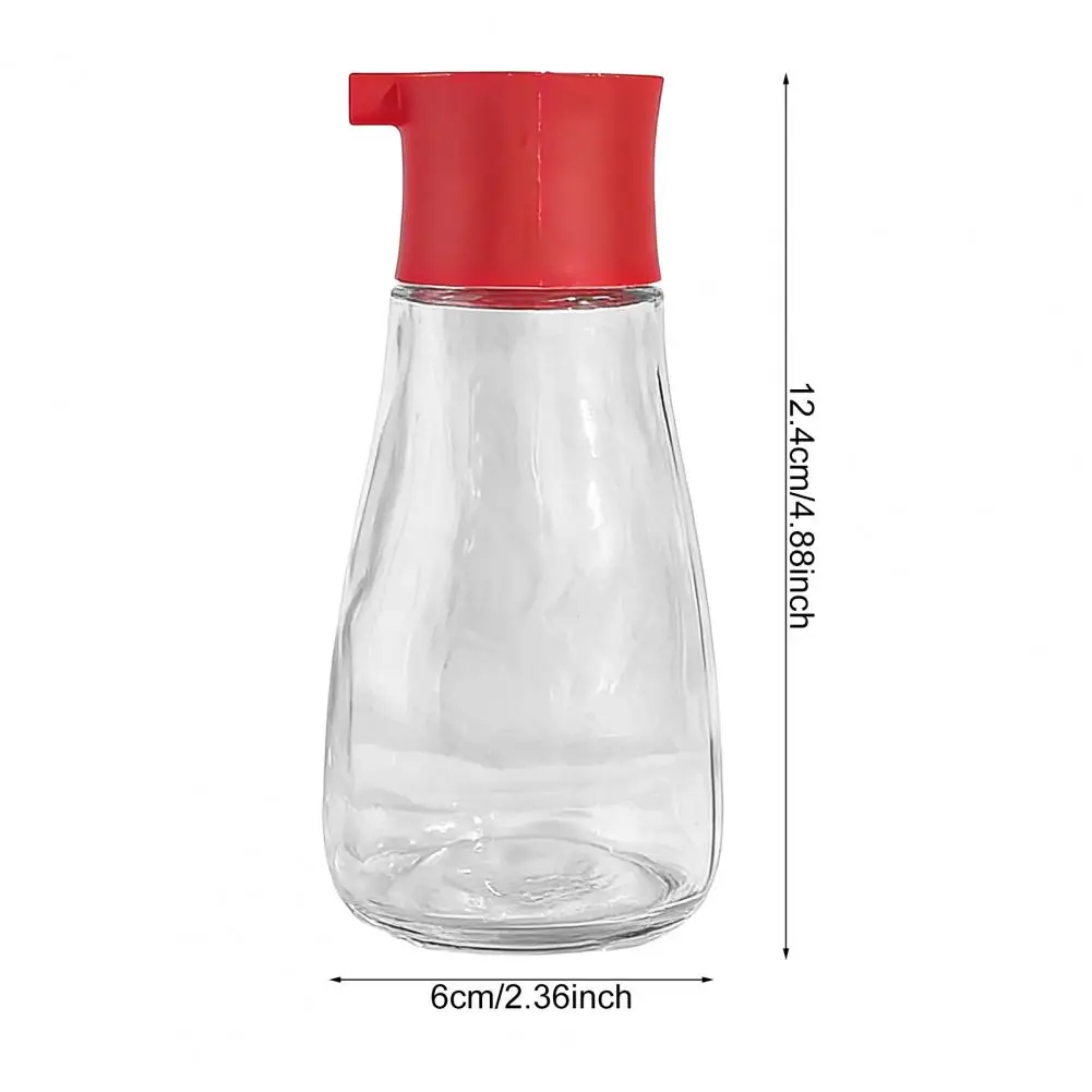 150ml Glass Oil Vinegar Dispenser With No-Drip Pour Spout Clear Oil Sprayer For Soy Sauce Cooking Oil Wide Mouth Kitchen Tool