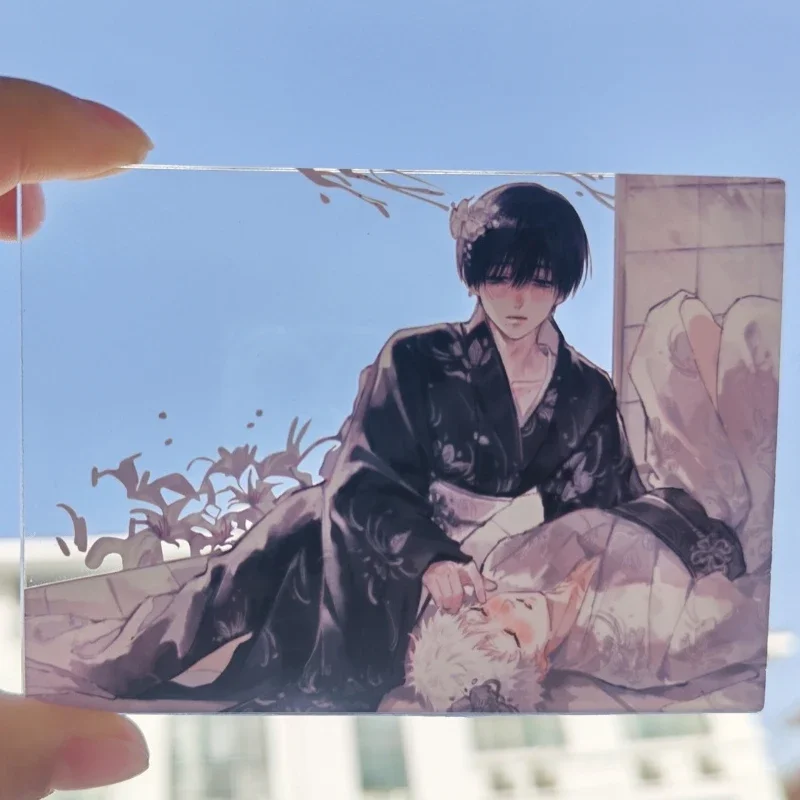 Cute Acrylic Card Transparent Cards Collection Shooting Prop Desktop Display