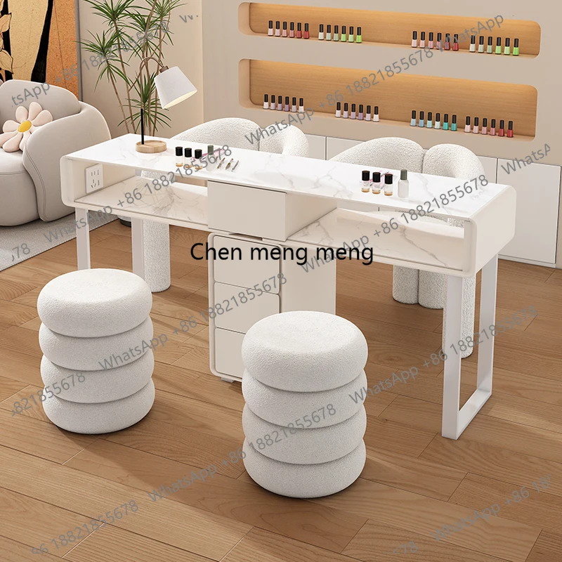 

Organisation Modern Nail Table Professional Oficce Black Beauty Nail Desk Salon Workstation Luxury Mesas Manicuristas Furniture