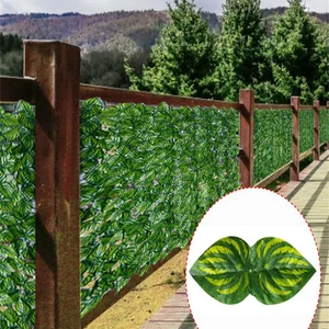 Yaprak Yapay Gizlilik Çit Rulo, Duvar, Peyzaj, Ekran,, açık Bahçe veranda, Sundurma Etrafında 8 noktalı en iyi satış sayfası-no. 4