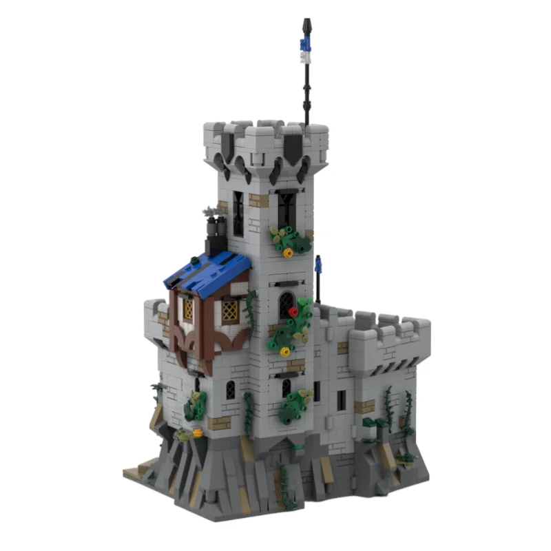 MOC Castle Model Card Game Set - Small Part Assembly Toy Building Blocks - 1648 Pieces - Suitable for All Enthusiasts - Creative