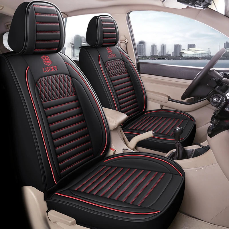 BHUAN Suitable for 7-seater various types of seats, fine leather car interior Universal seat cover