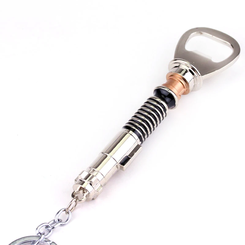 Luke's Lightsaber Return of the Jedi Metal Bar Beer Bottle Opener Keychain Cap Remover