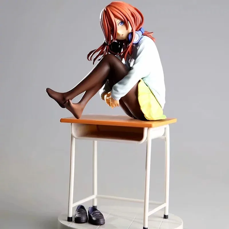 Calede The Quintessential Quintuplets Miku Nakano 1/8 مقياس PVC عمل الشكل أنيمي تحصيل لعبة مجسمة هدية لمحبي #3