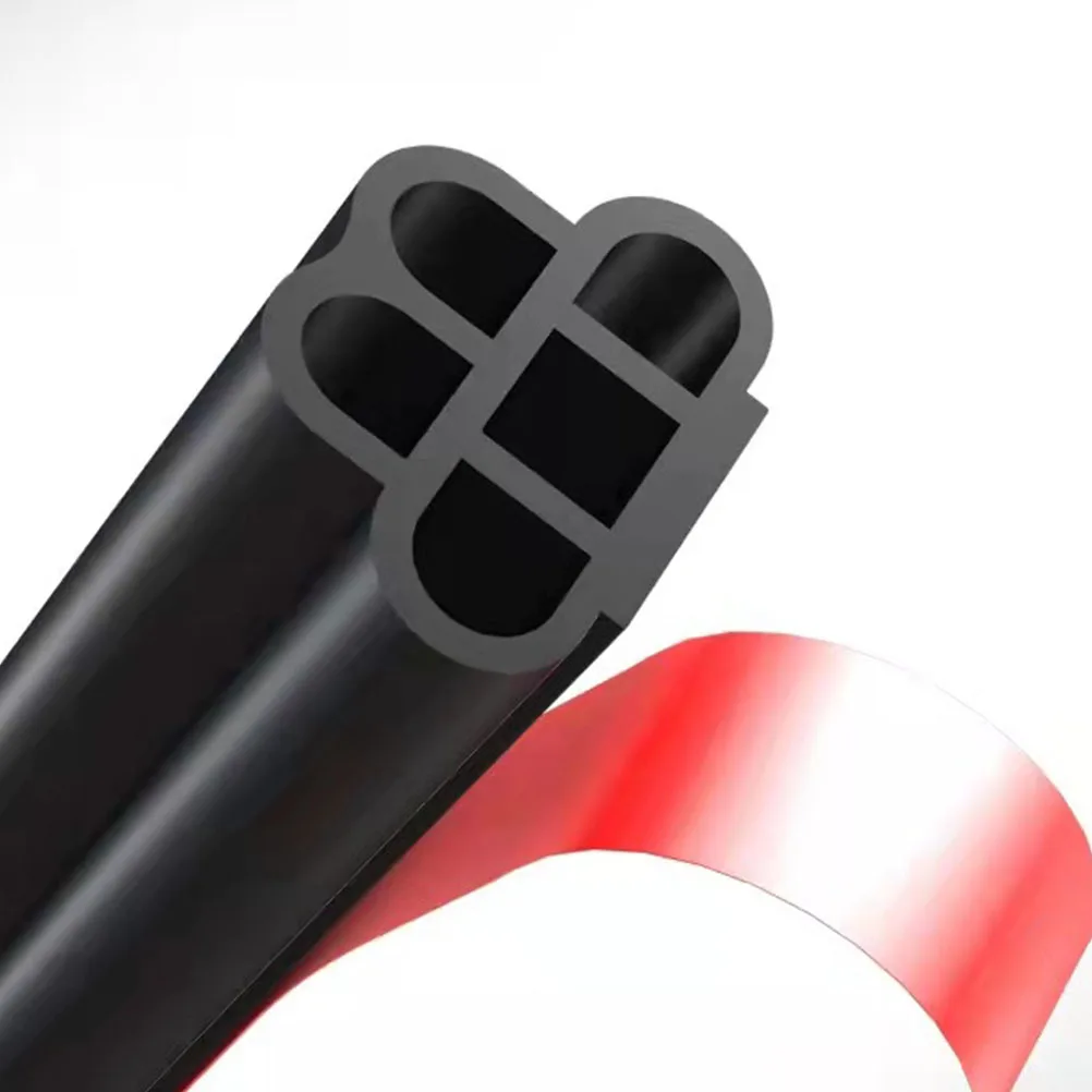 

Sound Insulation Sealing Strip Black Car Door Weatherproof Soundproof Rubber Efficient Practical Long Length Seal Strip