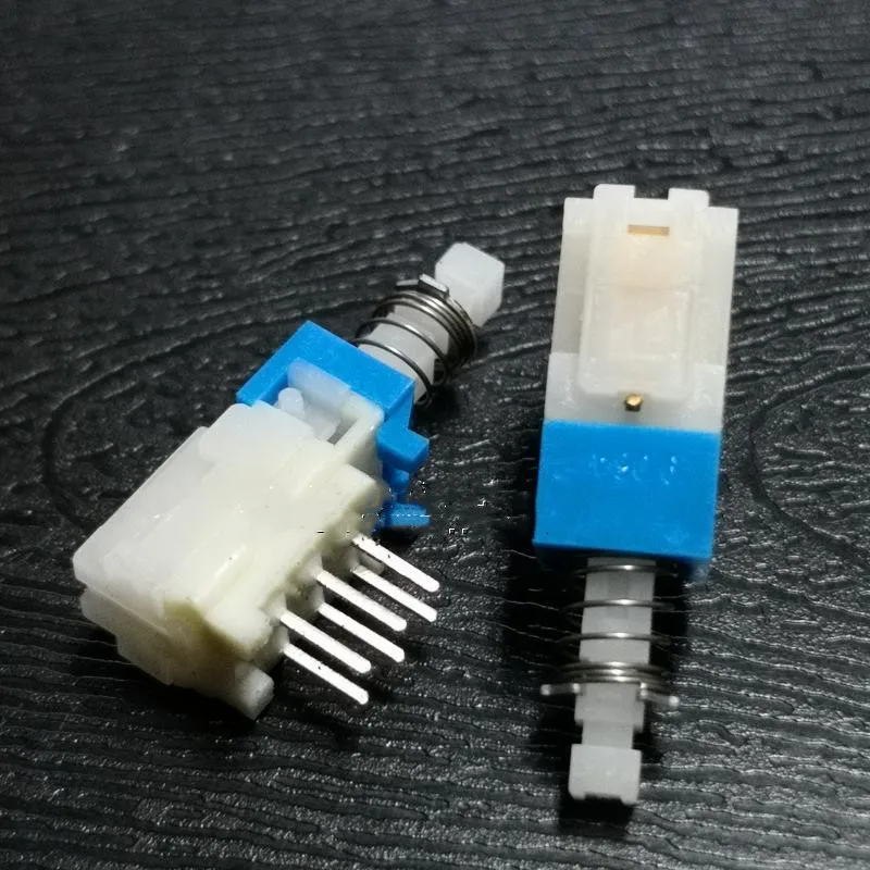 2 sztuk/partia japonia ALPS SPUJ 190900   samoblokujący wyłącznik zasilania z blokadą 6-pinowy poziomy przełącznik przyciskowy dwurzędowy 6-pinowy