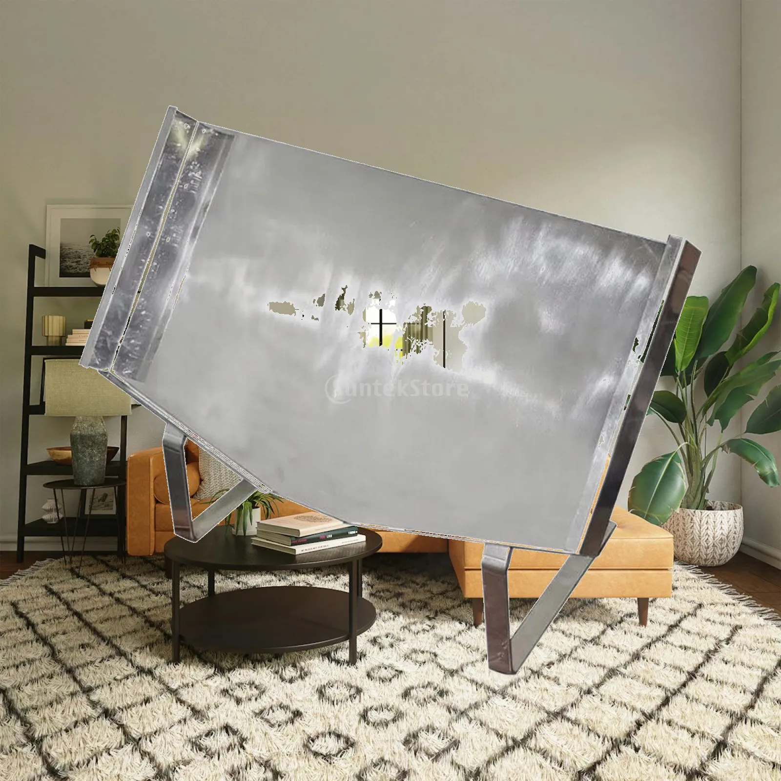 Honeycomb Frame Holder Stainless Steel Draining Stand with Sloped Surface for Beekeeping Harvest