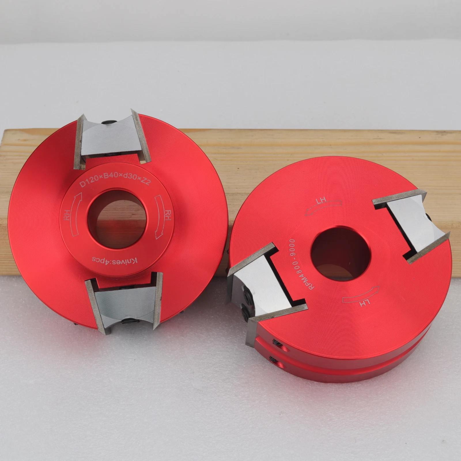 LIVTER Serrated Profile Cutter Hard Aluminium Cutter Head With Limiters for Spindle Moulder