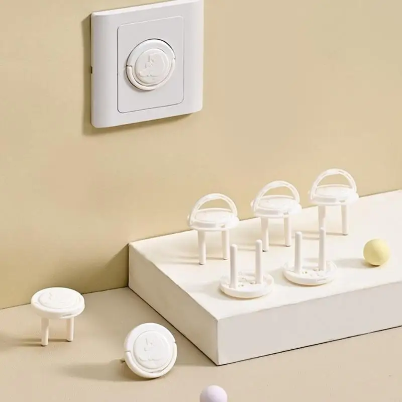 A5YC 1 Bộ Childproof Nắp Cắm Ổ Cắm An Toàn Cắm Bảo Vệ 2Pin Tròn Cắm Bảo Vệ Cho Châu Âu Ổ Cắm Điện