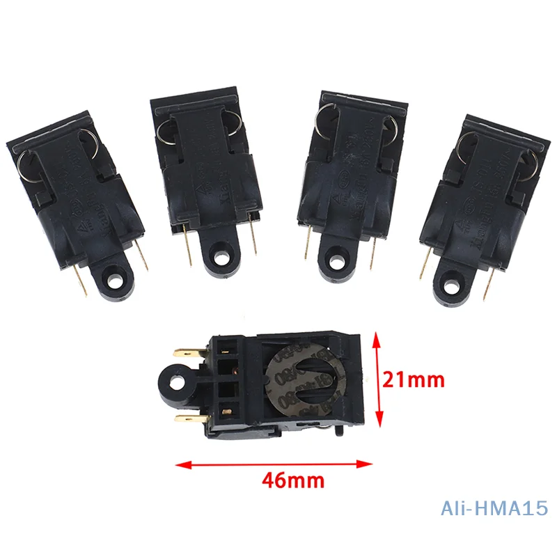 5Pcs Steam pressure jump switch TM-XD-3 kettle thermostat switch 100-240V 16A T125 Universal electric kettle switch