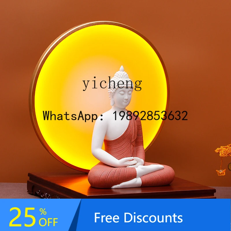 

Buddha Statue Backlit Shrine Guanyin Buddha Statue Shrine Buddha Aperture Shrine Decoration