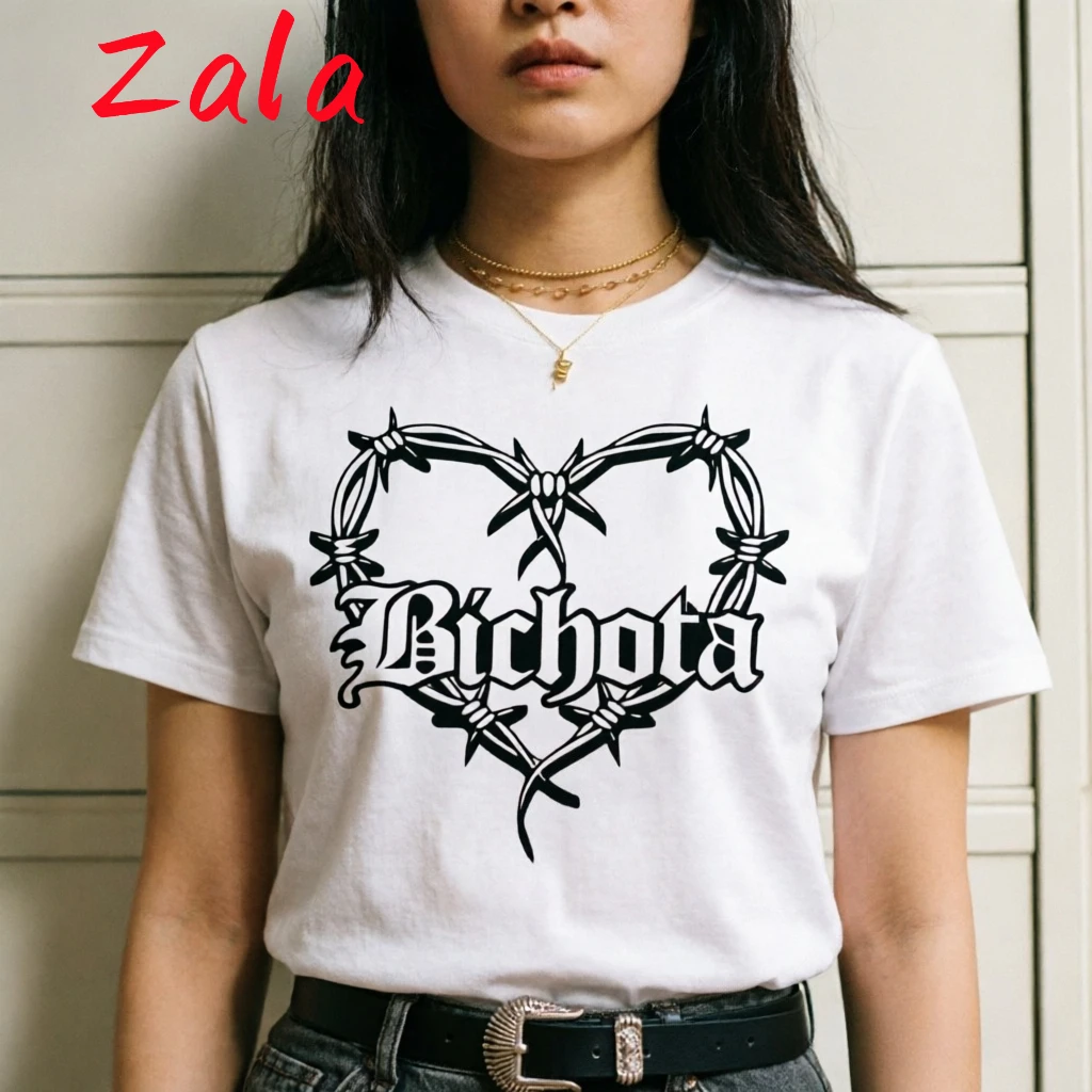 Y2k 90s Manana Sera Bonito Bichota Karol G Women's T-shirt Summer Casual Short Sleeve Tshirts O Neck Tee Trendy Women's Clothing