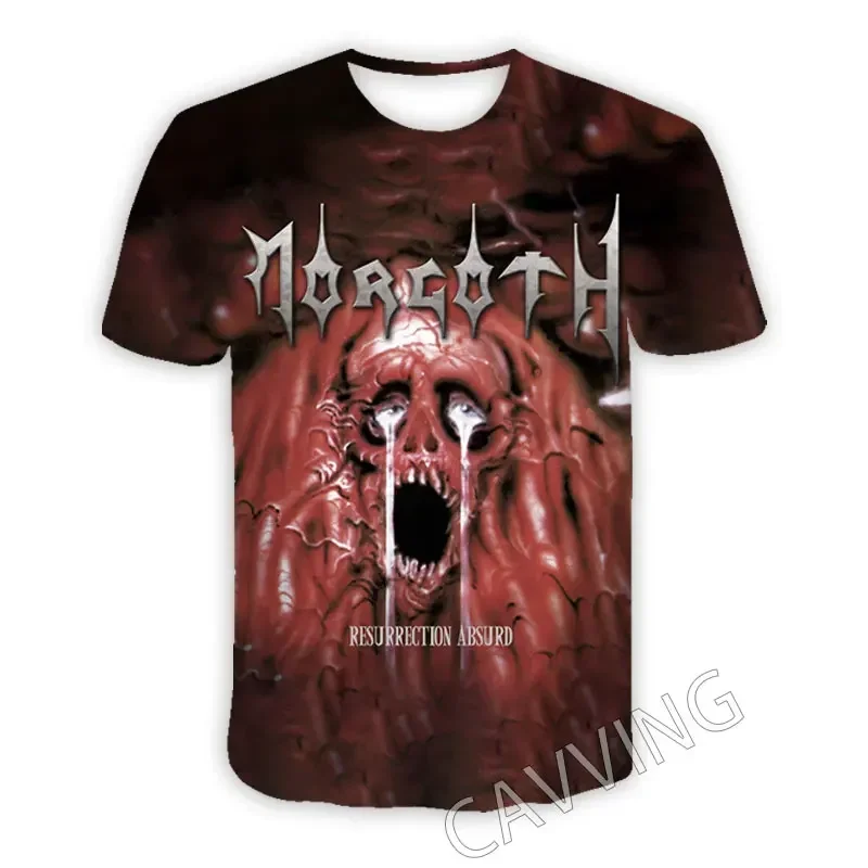 Morgoth Rock  3D Printed  Casual T-shirts Hip Hop Tee Shirts Harajuku Styles Tops Fashion Clothing  for Women/men