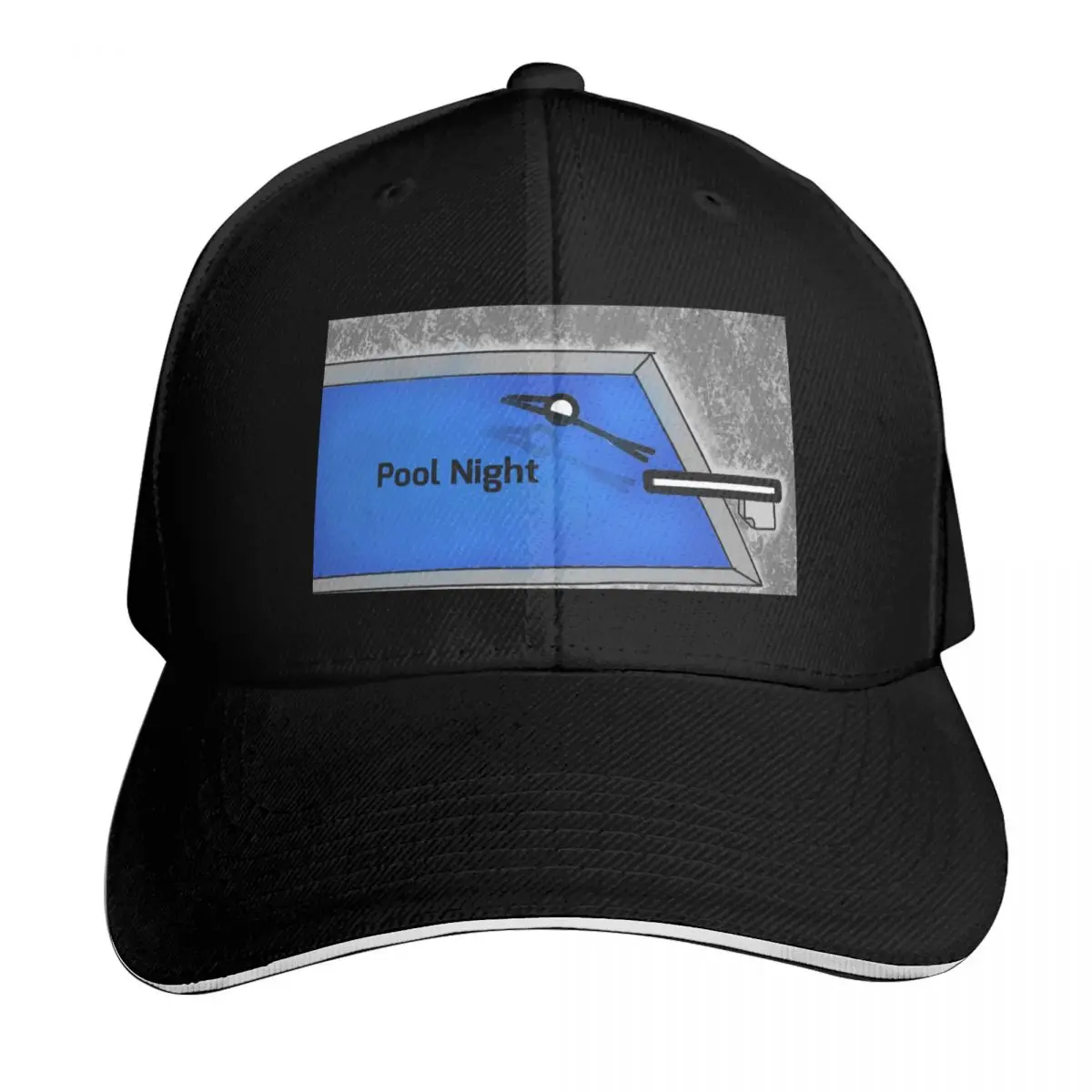 Pool Night Diving Baseball Cap Gift for Him Her Casual Daily Wear Quick Dry Performance