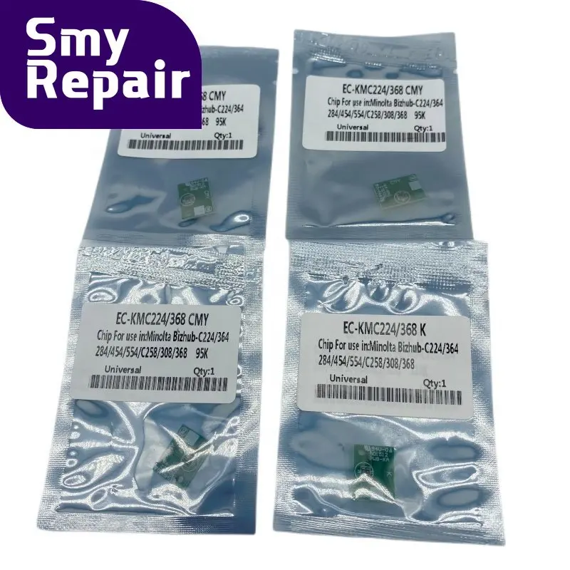 Chip de tambor para Konica Minolta, peças de impressora copiadora cor preta, BH C220, C280, C360, C7722, C7728, C224, C284, C364, C454, C554, 1Pc