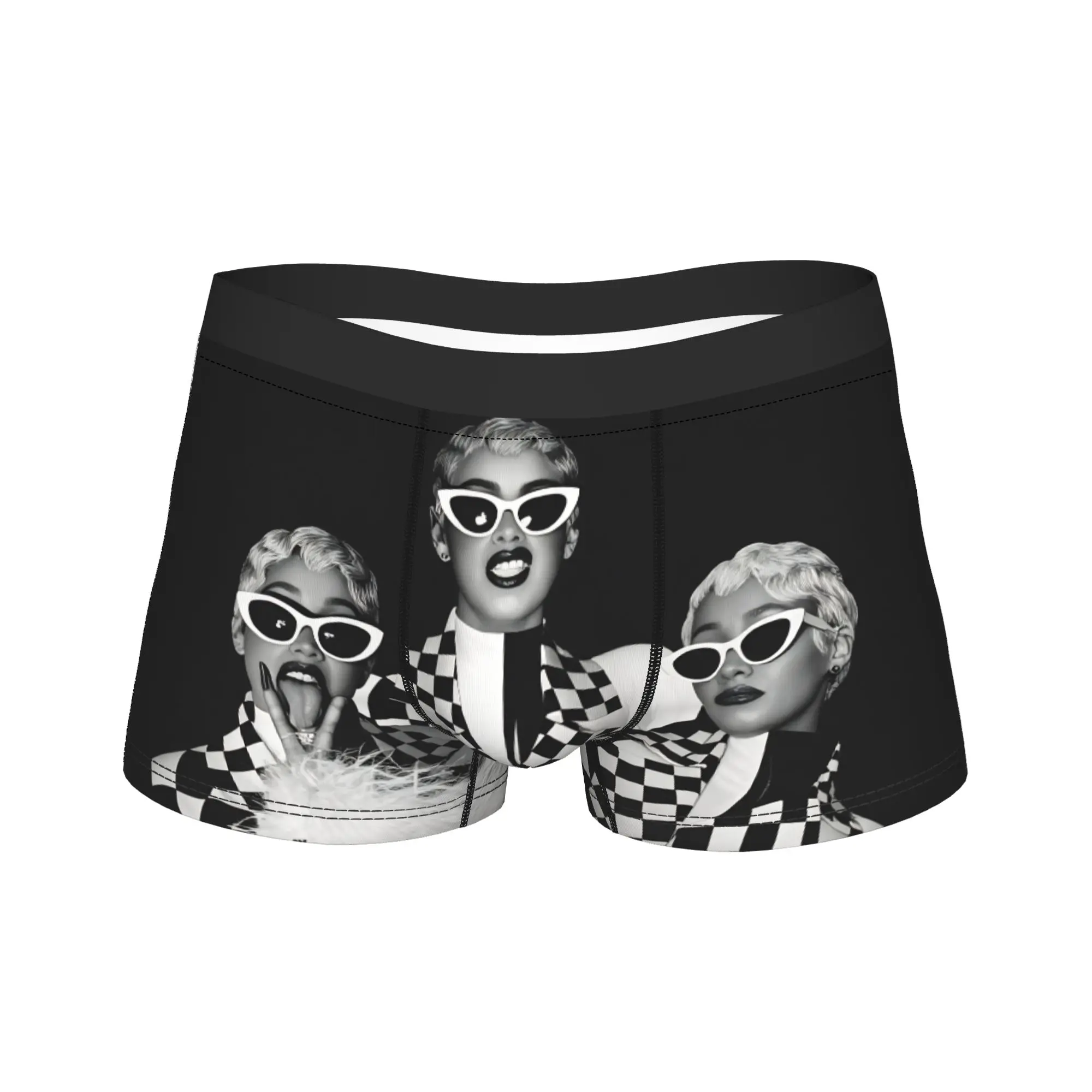 

Cardi B Am I The Drama 2026 Underwear Male Shorts Briefs Breathable Boxer Shorts Trenky Print Plus Size Panties