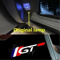 For Peugeot GT 206 307 208 308 3008 207 2008 508 5008 807 RCZ 301 408 306 406 607 Exper T3 LED Car Door Lights Ghost Shadow Lamp