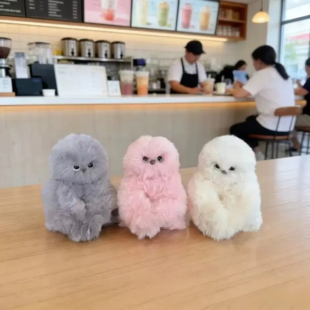 New Rechargeable Interactive Toy Touch Sensor Head Nodding Bag Pendant Fluffy Texture Hanging Ornament Robot Bag Charm
