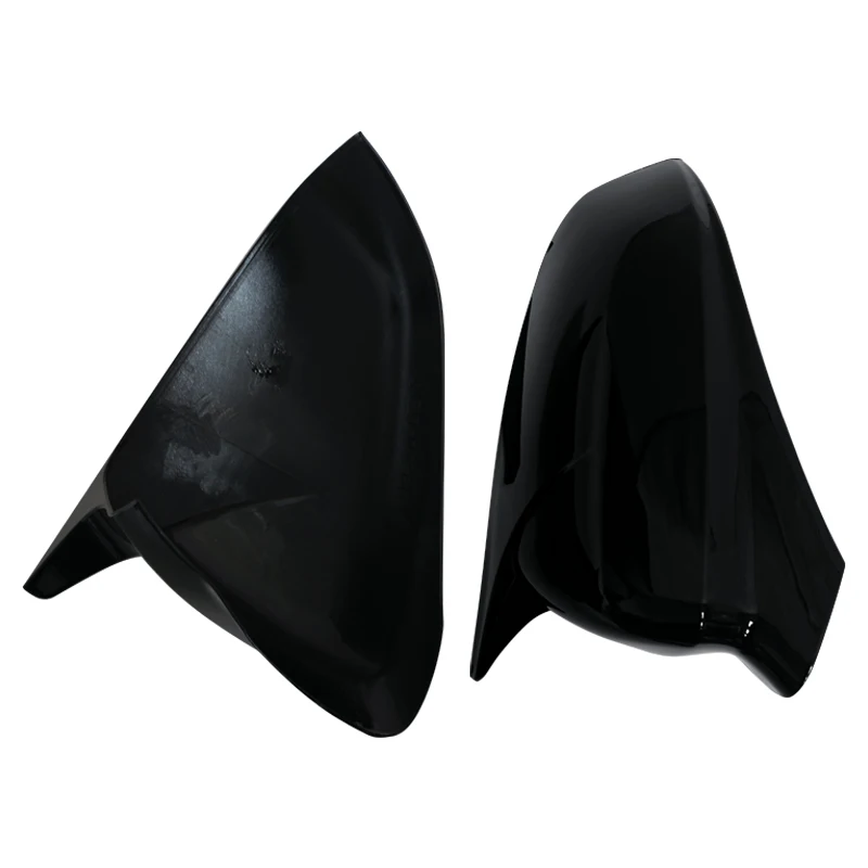 Rearview Mirror Cover For Seat Leon MK4 2020 2021-2023 2024 Cupra Formentor 2022-2024 Carbon Fiber ABS Glossy Black Mirror Cap