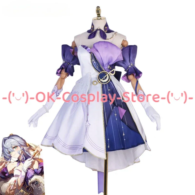 Game Honkai Star Rail Robin Cosplay Costume Women Cute Party Dress Suit Halloween Carnival Uniforms Anime Clothing Custom Made