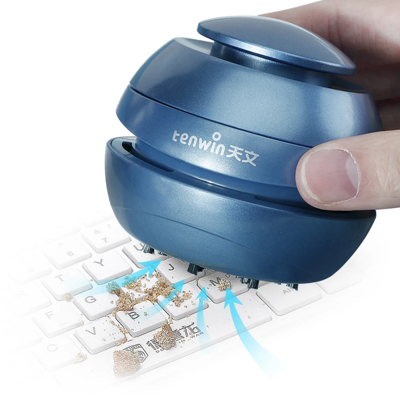 Tenwin Portable MIni Desktop Vacuum Cleaner Office classroom For School Office Home Desk Dust